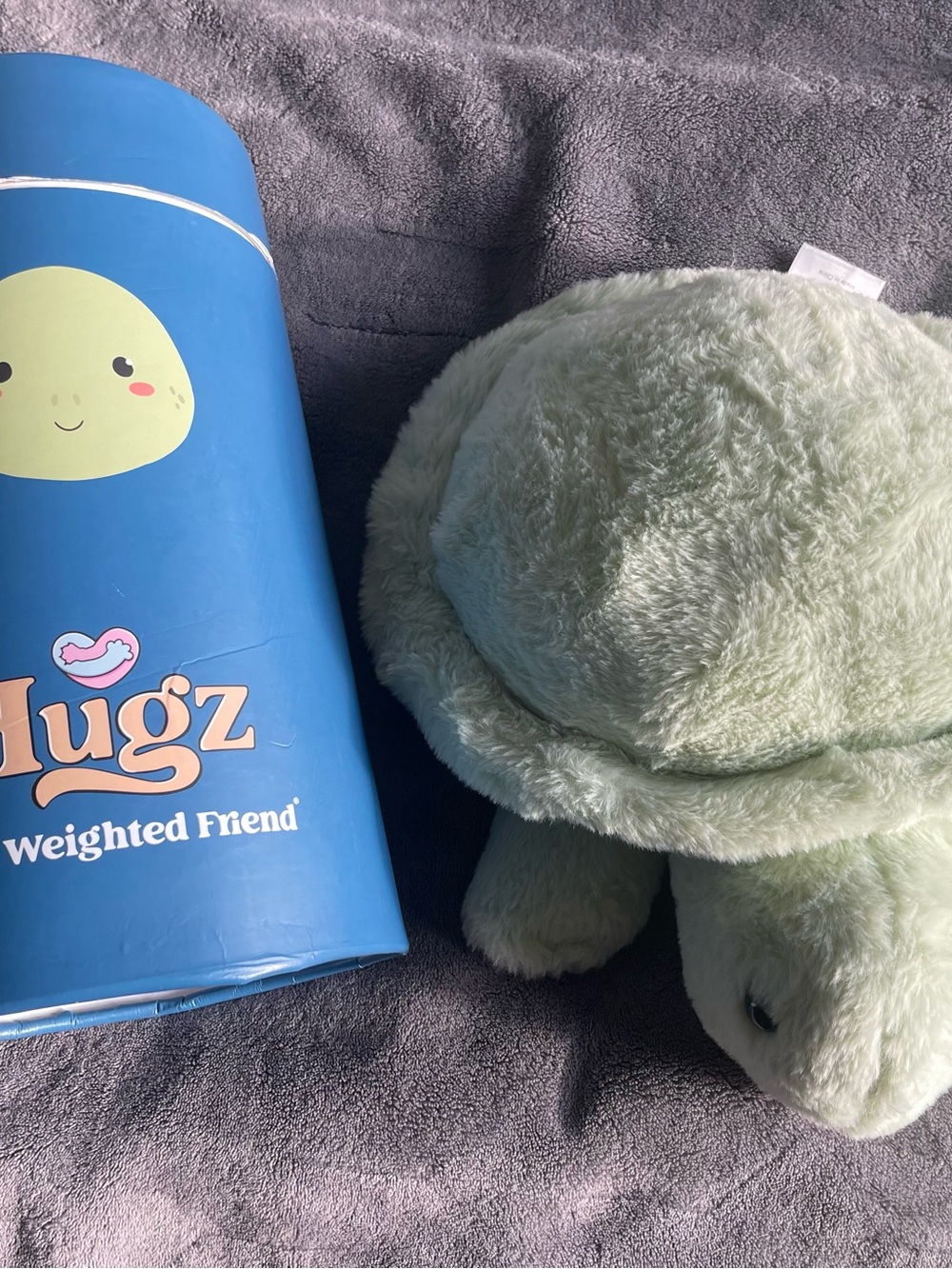 Hugz Shelly the turtle Weighted Comfort stuffed animal
